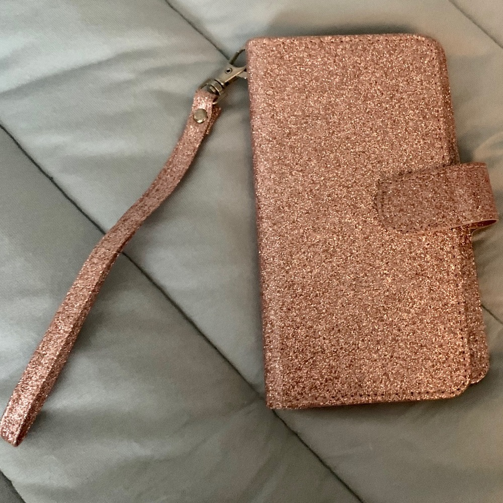 Rose Gold IPhone XR Wallet Case